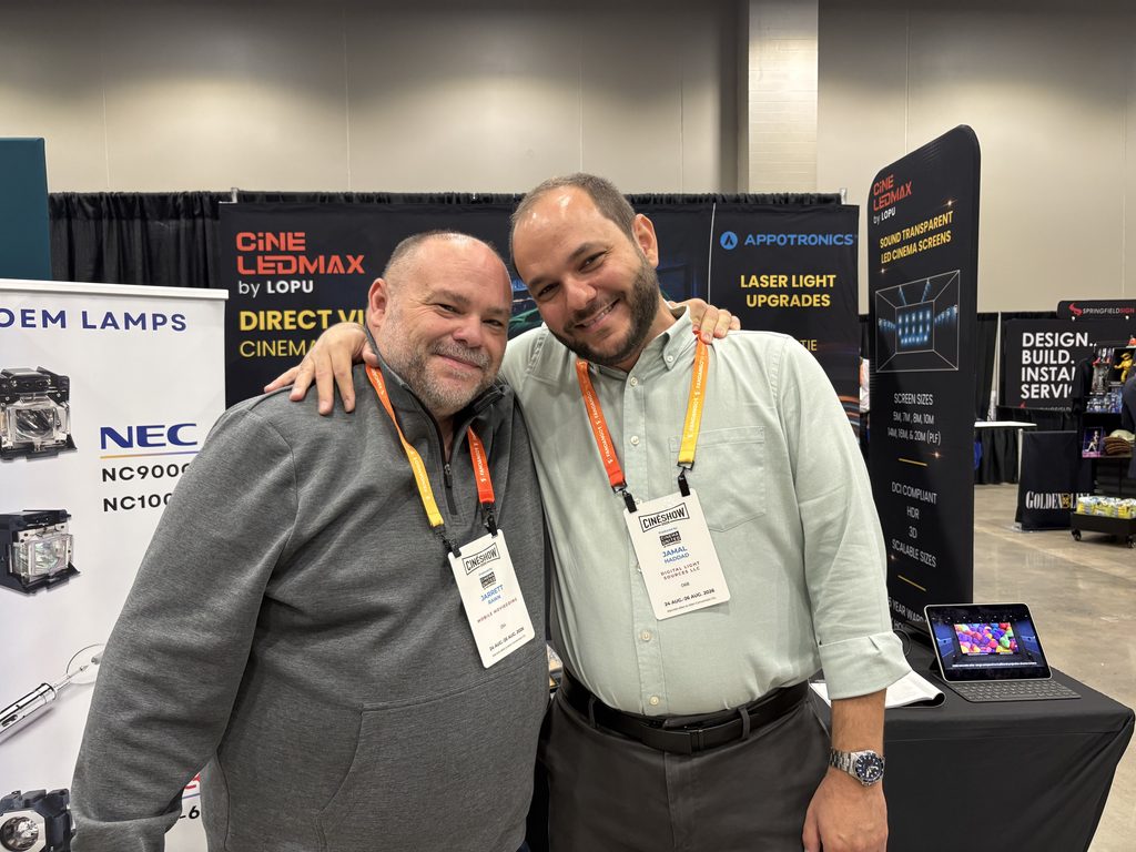 Digital Light Sources (DLS) attends CineShow 2026 to discuss the technology behind CineLEDMAX’s Acoustically Transparent Direct-View Cinema LED Screen.