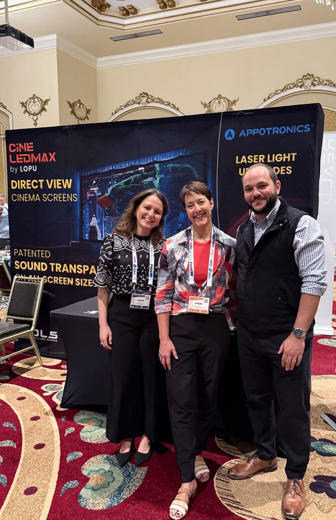 Digital Light Sources (DLS) attends RMTC 2026 to discuss the technology behind CineLEDMAX’s Acoustically Transparent Direct-View Cinema LED Screen.