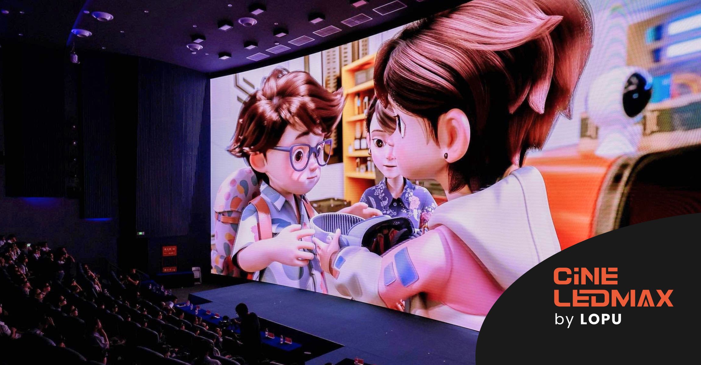 CineLEDMAX DCI-Certified Acoustically Transparent Sound Transparent LED Cinema Screen