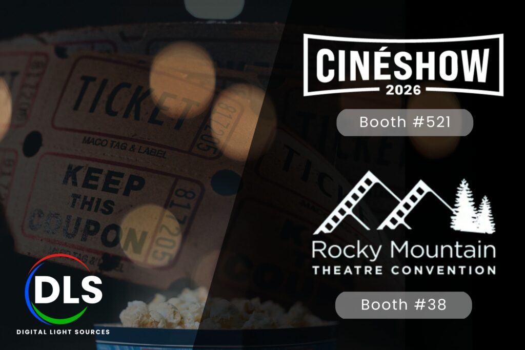 DLS will be exhibiting at CineShow and Rocky Mountain Theatre Convention 2026. 