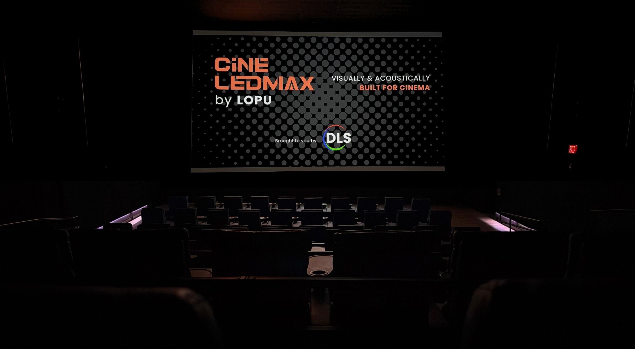 CineLEDMAX is the global brand of DCI Sound Transparent LED Cinema Screen provided by Digital Light Sources (DLS).